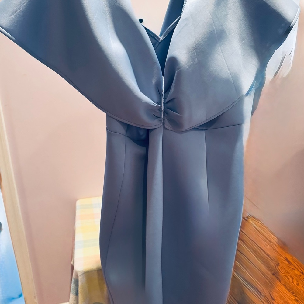 New AOMEI Chic Strapless Sky Blue Dress Size 3X